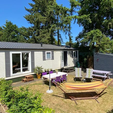 Ruim En Modern Chalet In De Veluwse Bossen プッテン エクステリア 写真