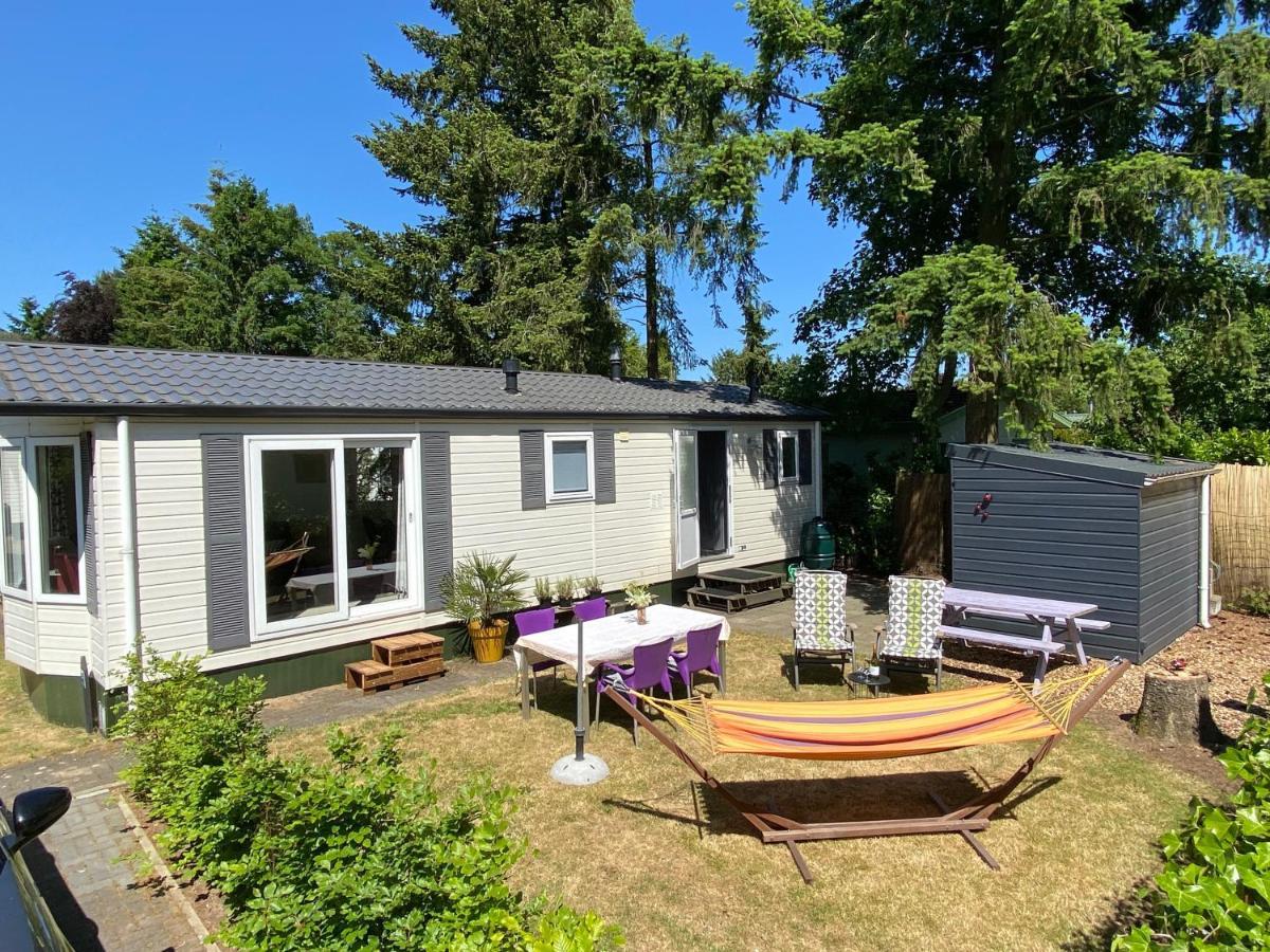 Ruim En Modern Chalet In De Veluwse Bossen プッテン エクステリア 写真